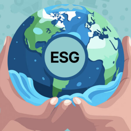 Software de ESG organizando indicadores ambientais, sociais e de governança para relatórios e compliance corporativo