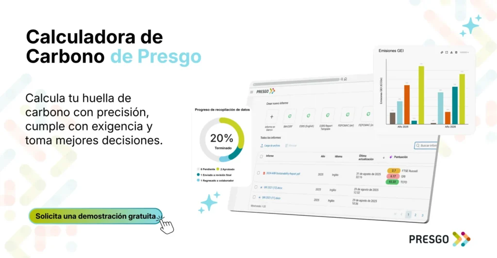 Presgo para calcular la huella de carbono en México y fortalecer la gestión ESG