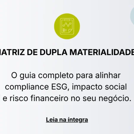 Banner principal do artigo sobre Matriz de Dupla Materialidade ESG da Presgo