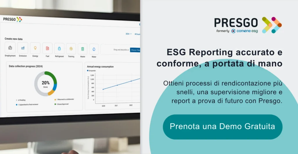ESG Reporting accurato e conforme, a portata di mano